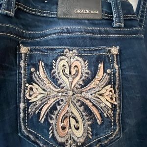 Grace in LA Embellished Jeans